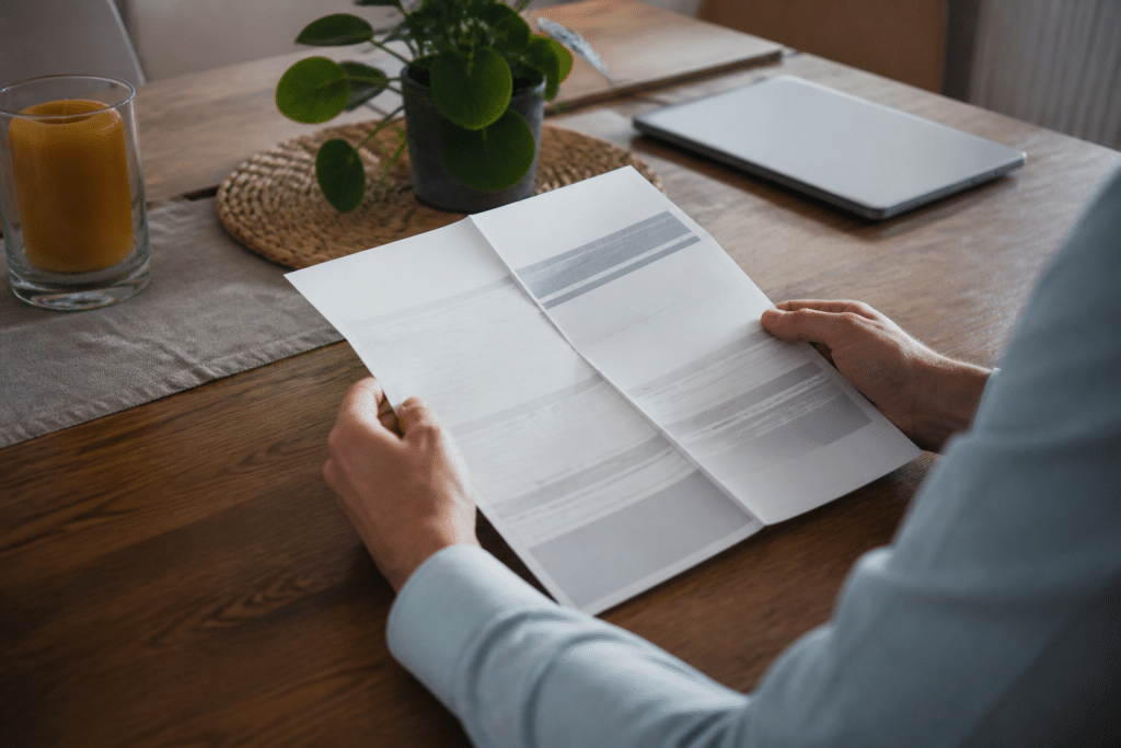 Document fiscal montrant calcul taxe habitation maison