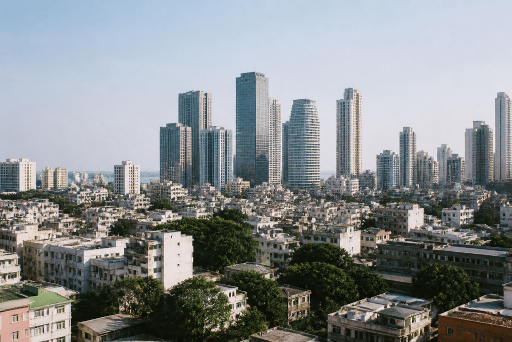 Graphique montrant stabilité économique et valeur immobilière internationale